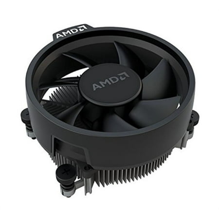 amd wraith stealth socket am4 4-pin connector cpu cooler with aluminum heatsink & 3.93-inch fan