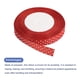 thumbnail image 3 of Cintas Grosgrain Uxcell de 25 yardas de 5/8" color rojo brillante con puntos blancos para moño, 3 of 5