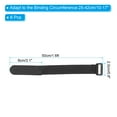 thumbnail image 2 of Reusable Cable Ties 1.6ft x 0.8inch,Adjustable Hook and Loop Straps Multipurpose Nylon fastening Cord Wrap, Black 6 Pack, 2 of 7