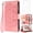 Pink, variant on Asuwish Compatible with Google Pixel 6 Wallet Phone Case and Tempered Glass Screen Protector Flower Faux Leather Flip Credit Card Holder Stand Zipper Cell Cover for Pixel6 Pixle Six Women Blue