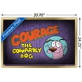 thumbnail image 3 of Courage the Cowardly Dog - Title Wall Poster, 22.375" x 34", Framed, 3 of 3
