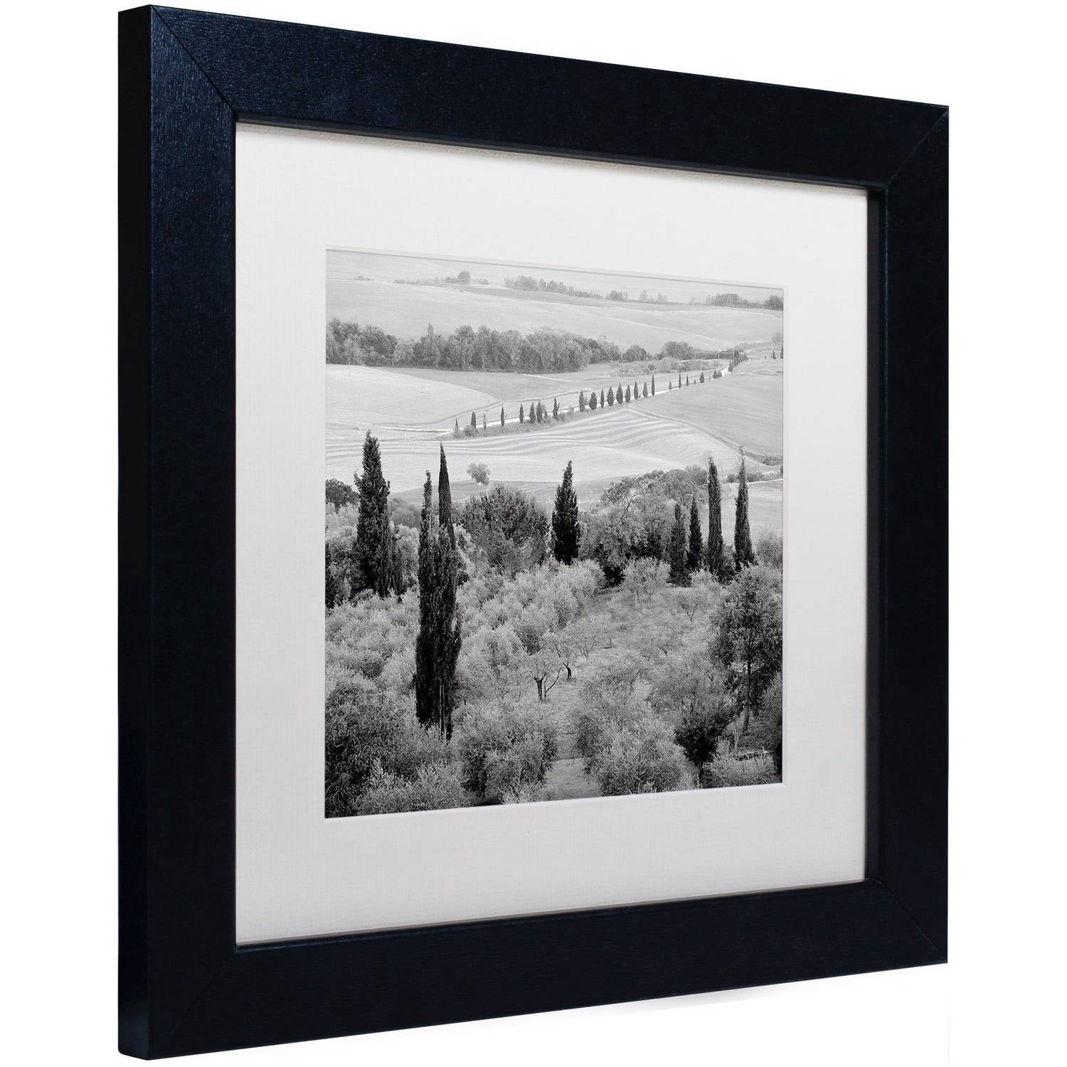 Trademark Fine Art "Tuscany X" Canvas Art by Alan Blaustein, White Matte, Black Frame