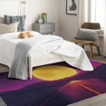 thumbnail image 4 of Vaporwave Area Rug - 6x8 Rug - Vaporwave Rug - Synthwave Neon Area Rug - Retro Futurism Sunset Rugs - 80s Carpet, 4 of 7