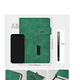 thumbnail image 2 of Cuaderno Pasta Dura Libreta Escolar 200 Páginas Pluma Regalo Xtellar verde, 2 of 4