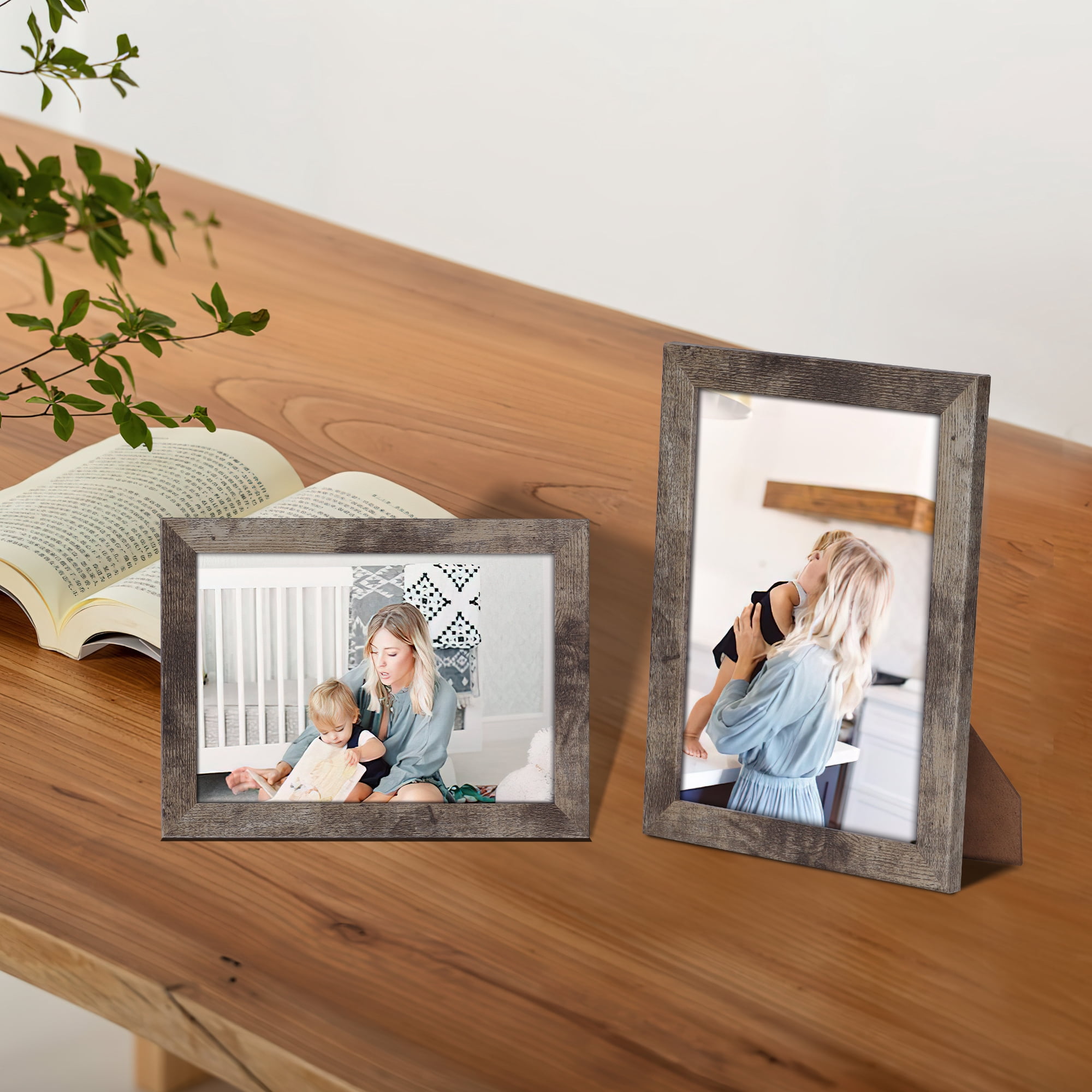 Calenzana 5 in x 7 in Light Brown Picture Frame 15 Pack