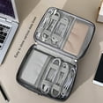 thumbnail image 5 of Joernso Cable Storage Bag Double Layer Large Capacity Portable Electronics Gadget Travel Organizer for Home, 5 of 8