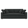 thumbnail image 5 of Modular Sofa Couch, Black, Fabric, Living Kitchen Cafe Bistro Hospitality Restaurant, Modern Contemporary HB33512, 5 of 8