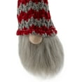 thumbnail image 5 of Northlight 8" Lighted Red and Gray Knit Gnome Head Christmas Ornament, 5 of 8