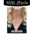 thumbnail image 3 of Nana Silver 8mm (3ct) Cushion Cut Solitaire Pendant W/22" Adj. Box Chain-Rose Gold Plated, 3 of 8