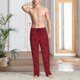 thumbnail image 2 of Fotbe Christmas Red Snowflakes Pantalones de Pijama para Hombre, Pantalones de Dormir, Pantalones de Casa con Cintura Ajustable y Bolsillos-3X-Large, 2 of 6