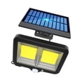 thumbnail image 4 of pitrice Outdoor Solar Wall Lamp Waterproof Split-type Garden Villa Light LED Spotlight for Porch Yard 128COB Remote Control 1, 4 of 6