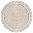 thumbnail image 1 of Bouclair White Engrave Tray, 1 of 4