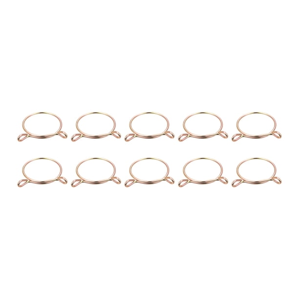 Abrazaderas Para Manguera De Combustible - Pack De 5, Acero 65Mn Galvanizado, Diámetro 48-48.5 Mm
