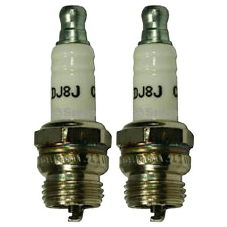 Champion (2 Pack) Copper Plus Small Engine Spark Plugs # DJ8J-2PK