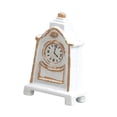 thumbnail image 3 of 1:12 escala muebles en miniatura muebles escena de la vida de la vida decoración de la casa de muñecas reloj portátil pequeño para el pasillo del baño, 3 of 10
