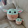 thumbnail image 2 of Mandalorian Super Elástico Muñeca Almohada Bebé Yoda Felpa, Adepaton ZMJ-0032, 2 of 5
