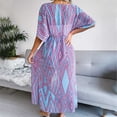 thumbnail image 5 of Styesk Cardigan pour Femmes Mode Décontractée Imprimé Chiffon Cardigan Long Chemise de Soleil Blouse de Plage, 5 of 5