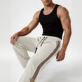 thumbnail image 6 of SOOMLON Mens Sweatpants Open Bottom Big and Tall Trousers Loose Elastic Waist Draped Pants Lightweight Athleisure Pants, 6 of 8