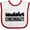 White and Red, variant on Inktastic Cincinnati Skyline Grunge Boys or Girls Baby Bib
