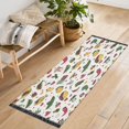 thumbnail image 5 of Vintage Modern Runner Rug,Non Slip Machine Washable 72"x23.5" Polyester Material Pet-Friendly Durable,Applicable to Entryway Rug Living Room Rug Mexican Cartoon Style, 5 of 8