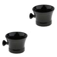 thumbnail image 3 of Seitruly Black Ceramics Men's Shaving Mug Bowl Barber Brush Cup Shave Beard Soap Mug Tipo 1 2piezas, 3 of 4