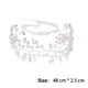 thumbnail image 5 of Diadema de novia para boda, accesorios para el cabello de novia con perlas de cristal plateado, accesorios para el cabello para mujeres y niñas, 5 of 8