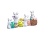 thumbnail image 2 of JOYIN Huevos de Pascua con la palabra de Pascua de resina centro de mesa, decoraci&oacute;n de 4 conejos, conejito y huevo, figura para decoraci&oacute;n del hogar y la oficina, 2 of 9