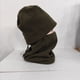 thumbnail image 5 of Gorro de otoño e invierno con cordón, bufanda dos en uno, forro polar cálido para exteriores, resistente al viento y al frío, bolsa para montar, gorro para la cabeza, 5 of 6