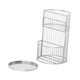 thumbnail image 4 of Paragüero para el hogar, soporte para paraguas para la entrada, organizador elegante y multiusos. Blanco, 4 of 8