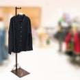 thumbnail image 4 of SSWBasics Adjustable Cobblestone Costumer Stand – Single Arm Clothes Rack - Retail Clothing and Garment Display Stand – Ideal For Showcasing Hanging Items In Thrift Shops  Boutiques and Retail Stores, 4 of 7