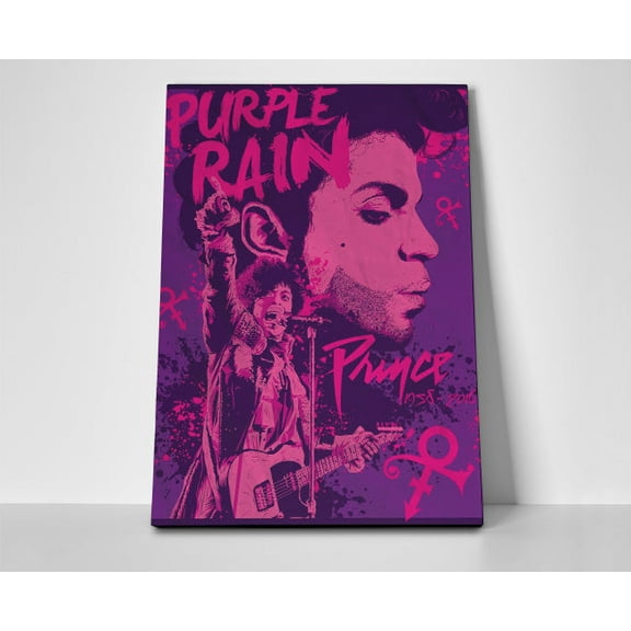 Prince Purple Rain Poster or Wrapped Canvas