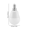 thumbnail image 3 of Bombilla Lideró E12 de 5 W, Juego de Bombillas de Luz Blanca Cálida de 6 pianas, Cri Alto, sin parpadeo, AC85-265 V, Para Salas de Estar, Estudio, Lugar de Trabajo, 6 Bombillas, 3 of 7