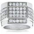 thumbnail image 1 of 2 ct Mens Diamond Ring 10K White Gold, 1 of 2