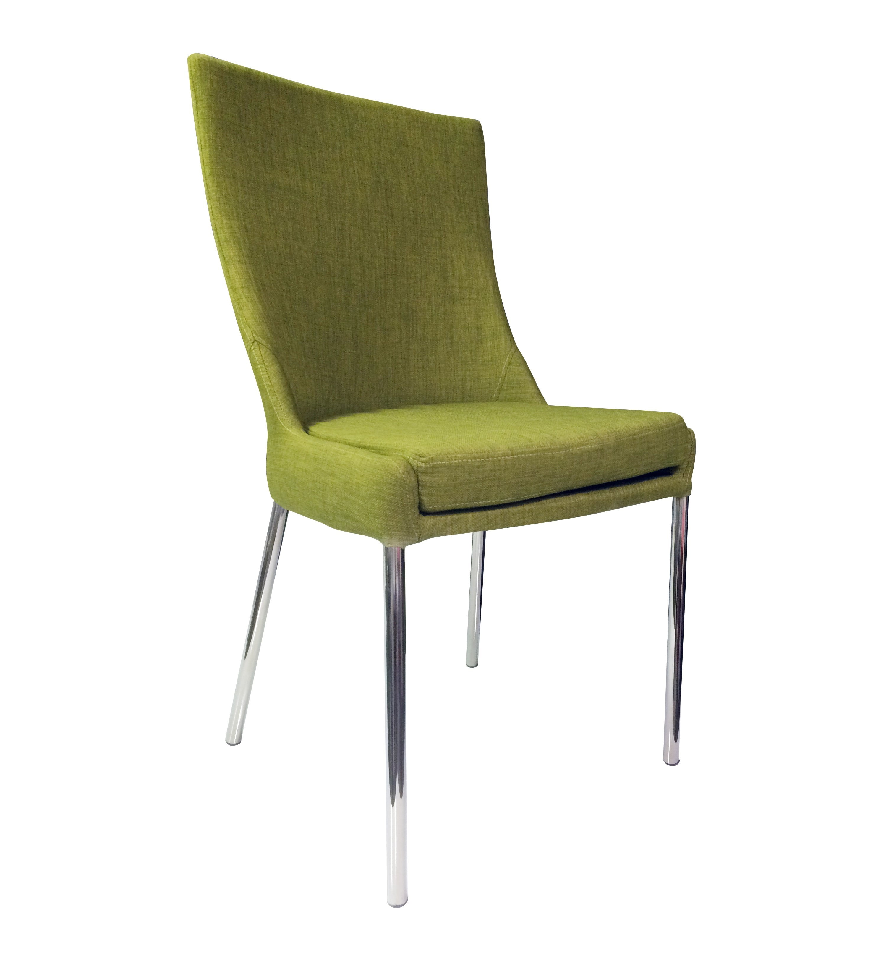 Side dining chair fabric in olive green color Walmart
