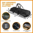 thumbnail image 3 of Auto Drive Under Seat Truck Organizer for Crew & SuperCrew Cabs, Black, 3 of 18