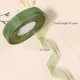 thumbnail image 4 of Zhuge Cinta de organza transparente verde de 3/4 de pulgada, cinta de gasa de 50 yardas para envolver regalos, día de la madre, bodas, ramos de flores, manualidades (verde oscuro), 4 of 5