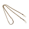 thumbnail image 1 of yuksok Purse Chain Strap 47 Inches Fashion Bag Chain for Clutch Shoulder Bag Wallet Gold Chain Coffee, 1 of 9