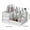 white, variant on 1pc White New Drawer Makeup Storage Box Dormitory Finishing Plastic Shelf Cosmetics Skin Care Dressing Table Desktop
