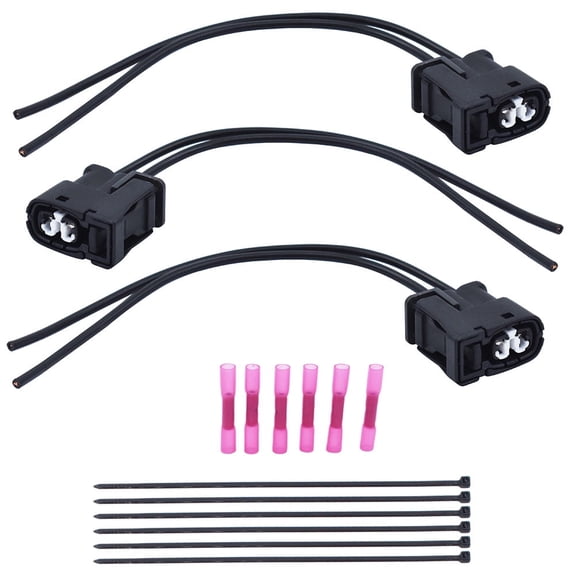 waltyotur Fit For 97-99 Lexus SC300 GS300 3.0L Ignition Coil Connector Plug with Wires 3X