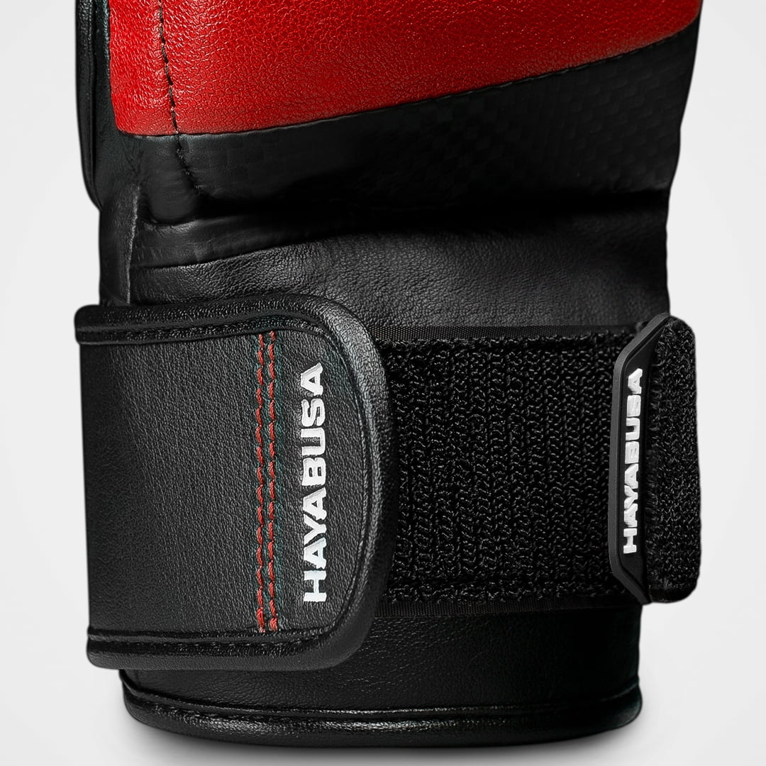 Hayabusa T3 7oz Hybrid Mixed Martial Arts Gloves, Black/Red X-Large