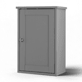 thumbnail image 5 of GZXS Wall Mounted Cabinet with Door, Small Storage Cabinet with Adjustable Shelf, Medicine Cabinet for Bathroom, Living Room, Easy Assembly, Gray, 5 of 7