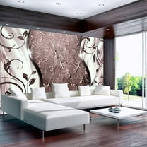 Tiptophomedecor Peel and Stick Glam Wallpaper Wall Mural - Lyrical Reverie - Removable Wall Decals