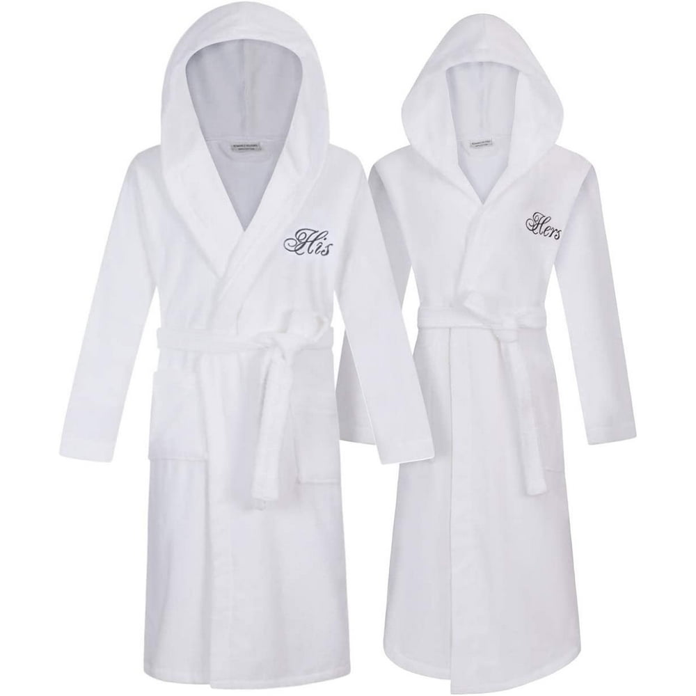 Romance Helpers Romance Helpers His and Hers Hooded Robes Set 2