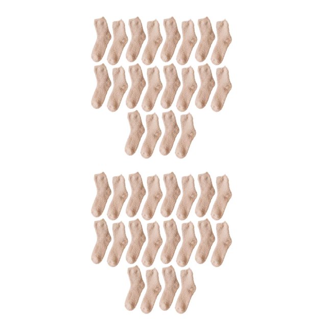 Wweixi 10pcs/set Elastic Fit For All Feet Shape Extra Thick Socks For Breathability Extra Polyester Exquisite Craft Khaki 2Set