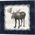 thumbnail image 4 of Great Art Now Blue Cliff Mountains - Deer, Bear, Moose by Tara Reed 3 Piece Canvas Art Set Each 14"W x 14"H, 4 of 5