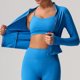 thumbnail image 5 of Chaquetas y abrigos casuales sin capucha de manga larga para mujer, moda femenina, de manga larga, lisas, con cremallera, cuello alto, ropa deportiva para exteriores, chaqueta, blusa, blusa de poliést, 5 of 8