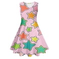 thumbnail image 4 of Robes Fille Robe Tutu Fille Robe d'Anniversaire Tout-Petit Robe de Princesse d'Été Robe de Fête d'Été Vêtements Bébé Fille 8-9 Ans Mode Fille, 4 of 5