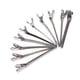 thumbnail image 1 of 10 pinzas de metal para seccionar el cabello, pinzas para el cabello de peluquería con agarre fuerte, 1 of 6