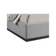 thumbnail image 5 of Meridian Furniture Flynn Grey Linen Textured Fabric Queen Bed, 5 of 8