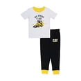 thumbnail image 2 of Caterpillar Ensemble de Pyjama en Coton à Manches Courtes et Pantalon Long pour Garçons, Premier Chat Classique, 4T, 2 of 2